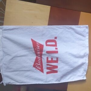 Budweiser "we I.D." bar/ golf/ shop towel